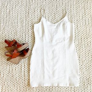 White stretchy dress new with tags